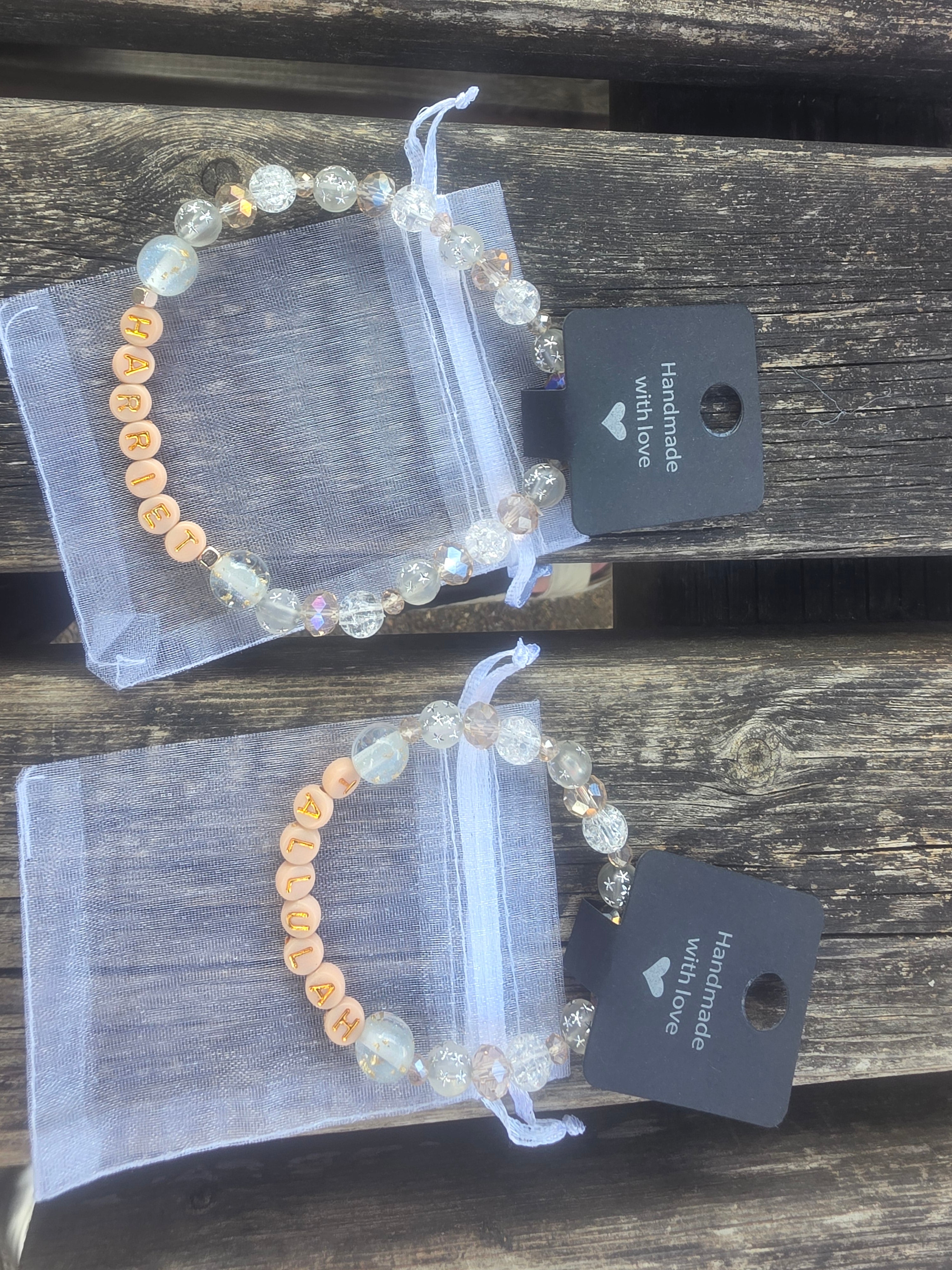 Name or word bracelets